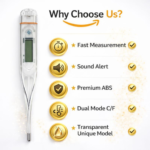 Adicare Clear White Thermometer (Choose)