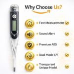 Adicare Clear Black Thermometer (Choose)