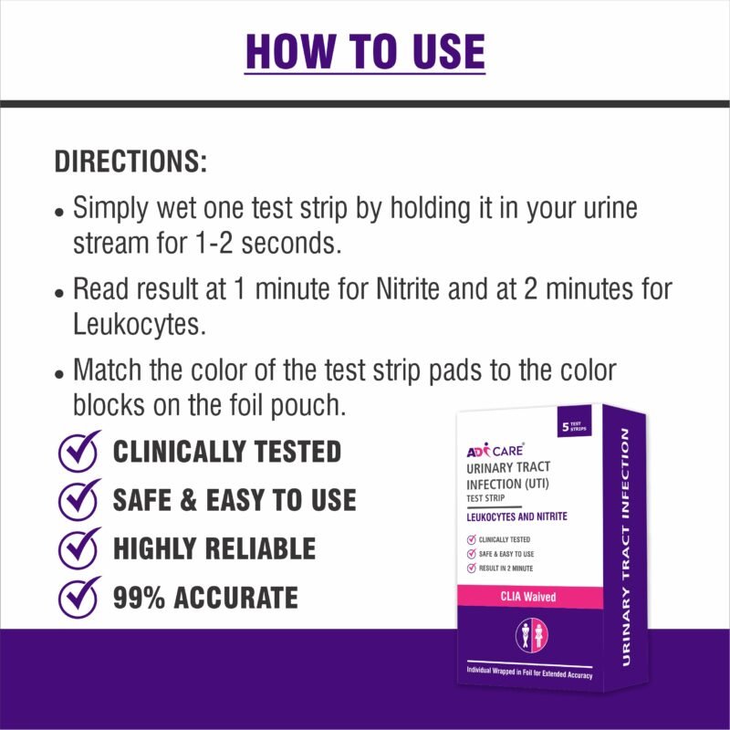Adicare Urinary Tract Infection Test Use