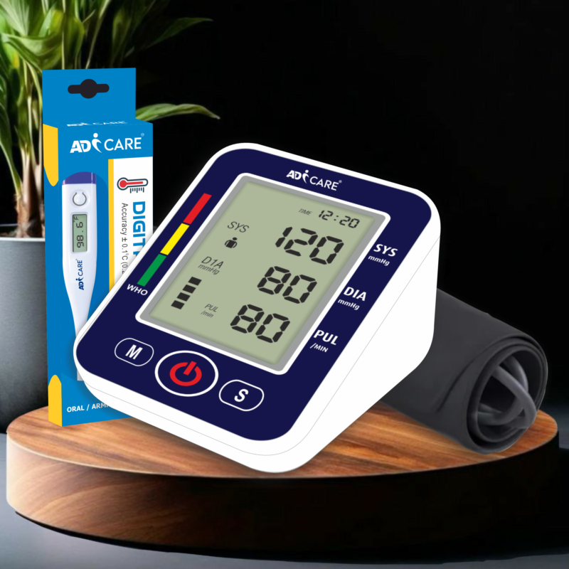 Adicare Digital Thermometer & BP Monitor
